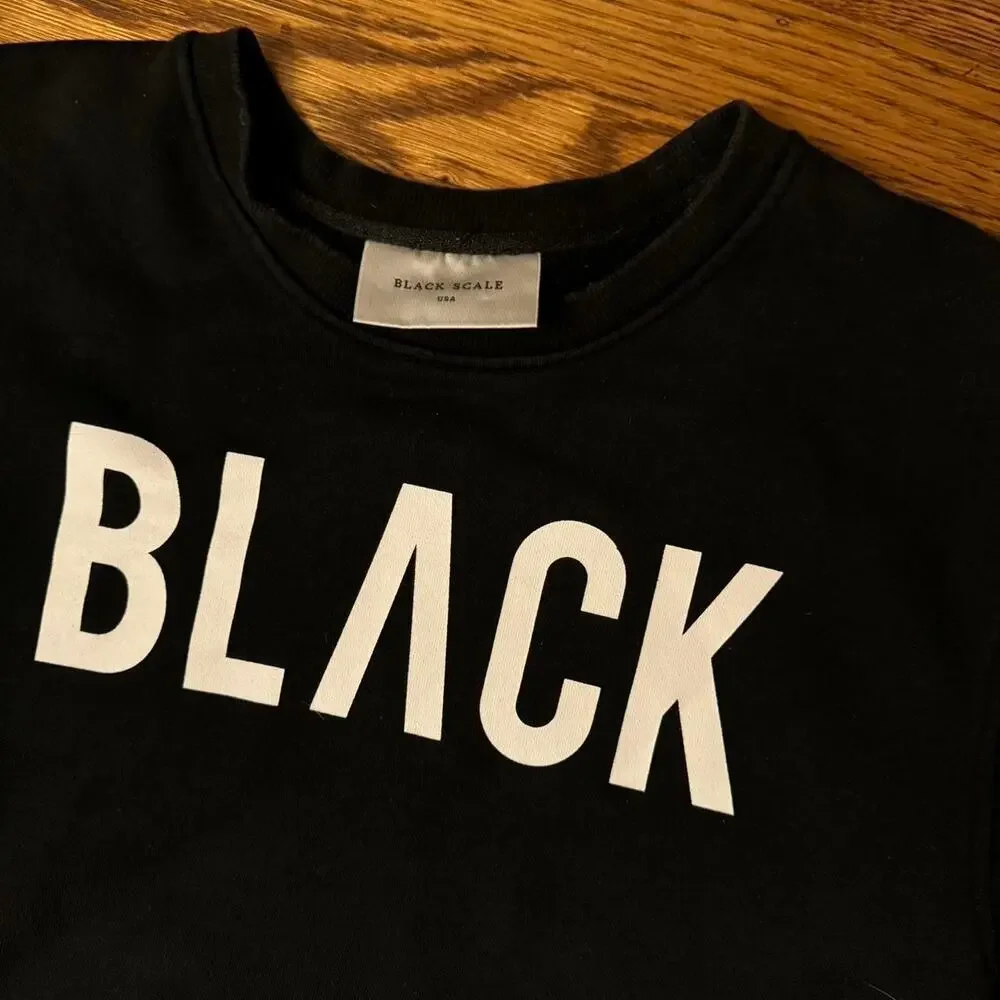 Vintage black scale sweater